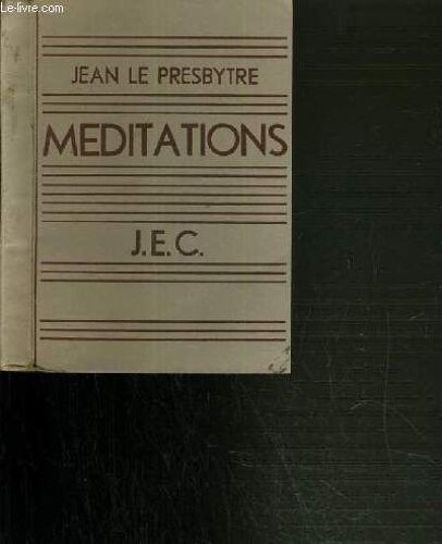Meditations / Collection Jeciste N°9.