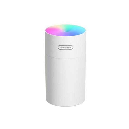 Diffuseur D'huile Essentielle Ultrasonique Pour Voiture, Humidificateur D'air De 270ml, Mini Brume Fraîche Usb, Aromathérapie Avec Lumière Colorée
