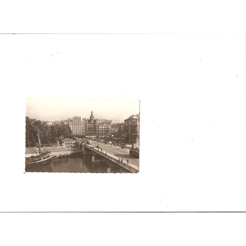 Bilbao Pont De La Victoire Et Theatre Arriaga 1958