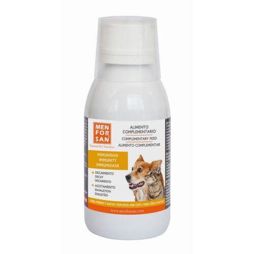Menforsan Alimentation Complémentaire Liquide Pour Chiens Et Chats Immunité 120ml Renforcer Le Syst Me Immunitaire Stimuler Les Défenses Ingrédients Naturels