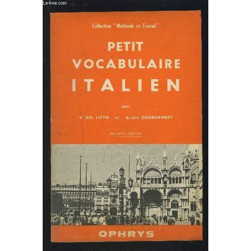 Petit Vocabulaire Italien.