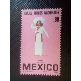 Timbre Mexique Y T 928 Costumes Nationaux , Charra 1981 ( 040507 )
