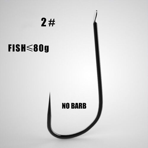 2nobarb - Petits Hameçons De Pêche, 50 Pièces/Lot, Pour Panfish, Perche, Truite, Sunfish, Bluegill, Crucian, Barbelé Et Sans Ardillon, Pour La Pêche À La Carpe