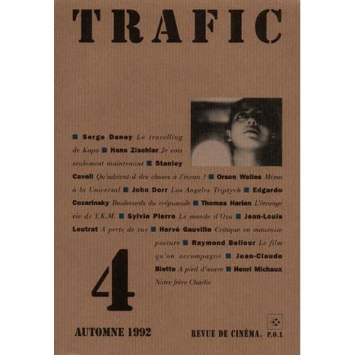 Trafic N° 4 Automne 1992