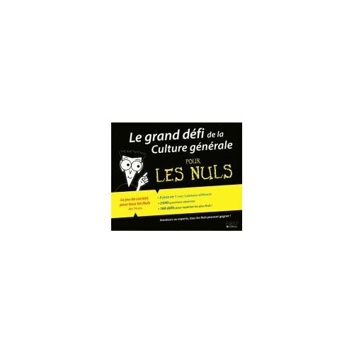Le Grand Défi De La Culture Générale Pour Les Nuls