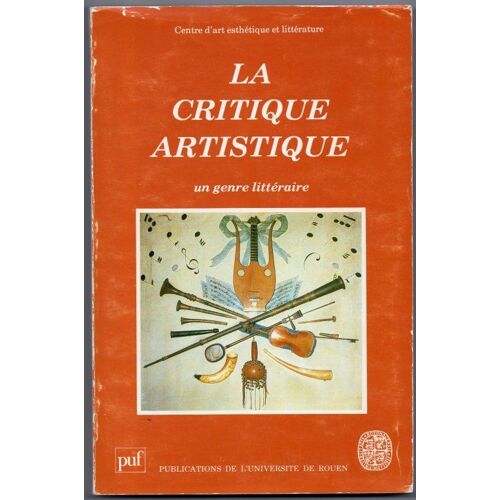 La Critique Artistique - Un Genre Littéraire