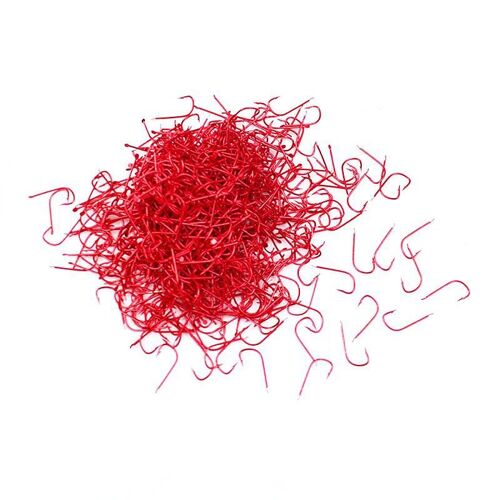 Taille 8 - Rouge - Hameçons De Pêche En Acier À Haute Teneur En Carbone, Lot D'appâts Pour La Pêche À La Carpe, Set De Ver À Mouche,100 Pièces
