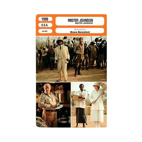 Fiche Monsieur Cinema Mister Johnson