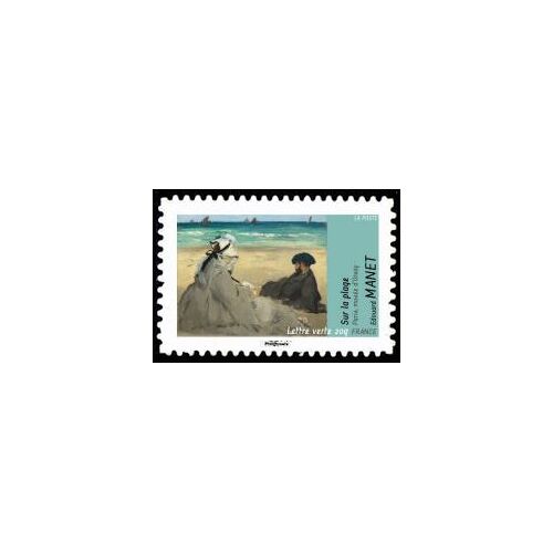Timbre France 2013 Oblitéré - Edouard Manet - Sur La Plage - Yt Adhésif - N° 827