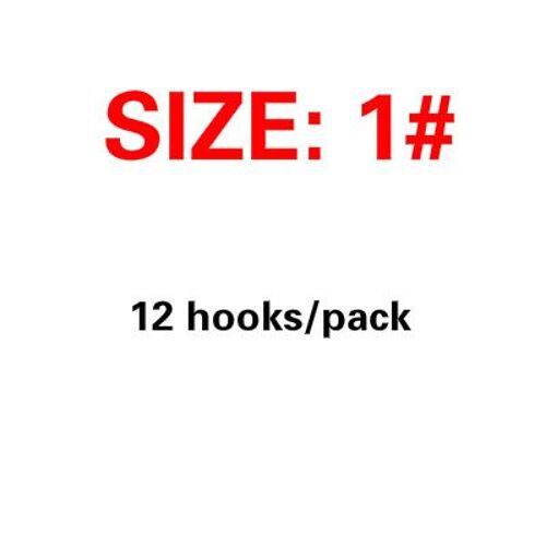 Taille 1 - Hameçon De Poisson D'eau Salée 10827, Hameçon De Poisson De Mer, 4 Appâts Vivants, Barbelé En Fer, Griffe De Pêche, Anzol