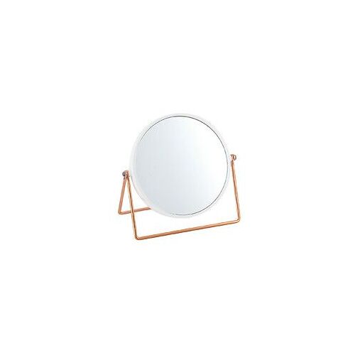 MSV Miroir grossissant sur pied PS PRETTY Effet Cuivré et Blanc
