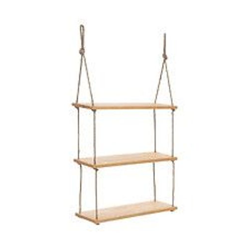 Étagère Murale En Bois Et Corde 60 X 105 Cm