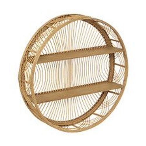 Étagère Murale En Bambou Et Bois D 70 Cm