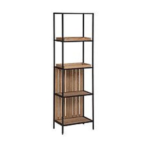 Meuble Étagère 4 Niveaux En Bois Et Métal Noir H 176 Cm