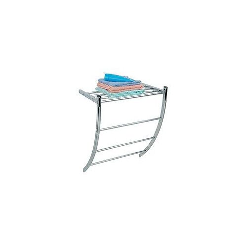 Msv Porte Serviettes Et Étagère Murale En Acier Chromé