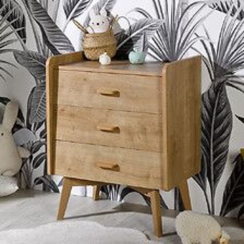Commode 3 Tiroirs Petit Modèle Maelyne Bois