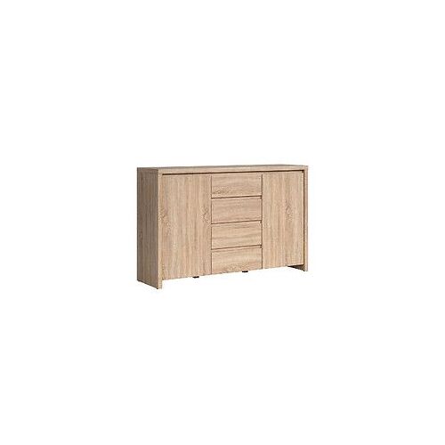 Buffet 2 Portes 4 Tiroirs Soren Bois
