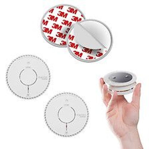 Lot de 25 duos détecteurs de fumée  NF auto 5ans-garantie 10 ans + 50 supports aimantés-ANGELEYE