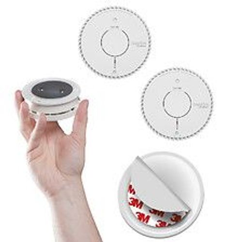 Lot de 25 duos détecteurs de fumée NF autonomie et garantie 10 ans + 50 support aimantés-ANGELEYE