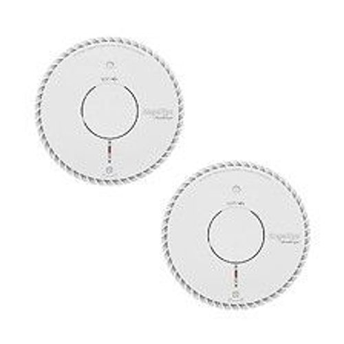 Lot de 25 duos détecteurs de fumée NF autonomie et garantie 10 ans-ANGELEYE