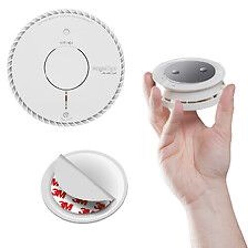 Lot de 30 détecteurs de fumée NF autonomie et garantie 10 ans + 30 supports aimantés-ANGELEYE