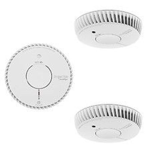 Lot de 3 détecteurs de fumée NF autonomie et garantie 10 ans-ANGELEYE