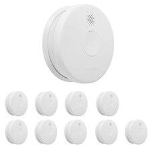 Lot de 10 détecteurs de fumée 5TC1292-6 NF Autonomie 5 ans / Garantie 3 ans-SIEMENS