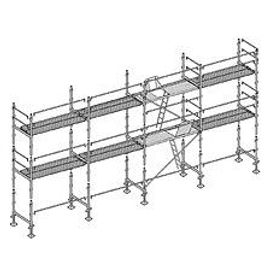 Échafaudage Altrad Façadier 78 m²