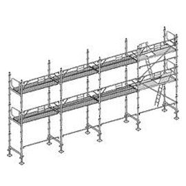 Échafaudage Altrad Façadier 78 m²