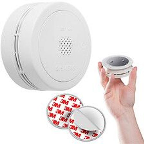 Détecteur de fumée NF avec support magnétique, Autonomie et Garantie 10 ans-SIEMENS