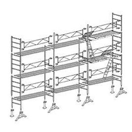 Échafaudage Altrad 49 maçon 70 m²