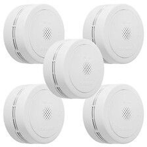 Lot de 5 détecteurs de fumée NF, Autonomie et Garantie 10 ans-SIEMENS