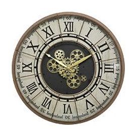 Pendule murale rétro en Métal D 57 cm