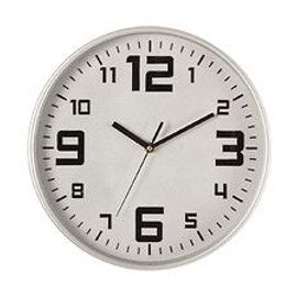 Pendule murale silencieuse Best Argent D 30 cm