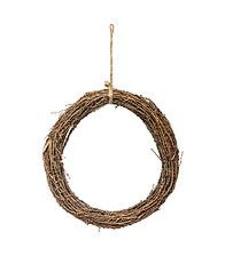 Couronne De  Noël En Brindilles De Bois À Décorer D 26 Cm