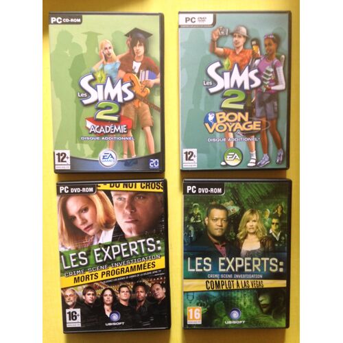 Lot De 4 Jeux Video Pc Voir Photo