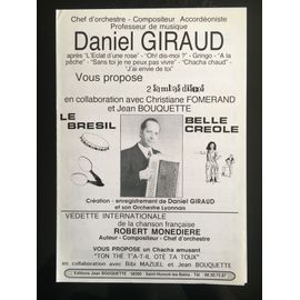 Le Brésil - Belle Créole - Ton Thé TA-T-Il Ôté Ta Toux (Sambas Discos De Daniel Giraud)