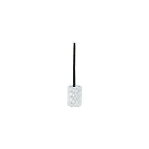 Spirella Brosse Wc avec support Faience MERO Blanc Effet 3D