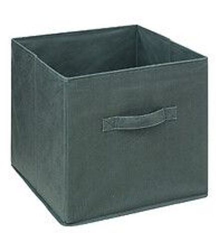 Boîte de Rangement en Velours Vert Kaki 31 x 31 x 31 cm