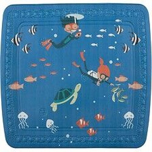 Spirella Tapis Fond de douche PVC SCUBA DIVER 55x55cm Multicolor