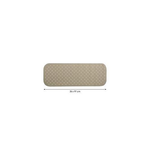 Tapis Fond de baignoire antid?rapant Caoutchouc CLASS 36x97cm Beige