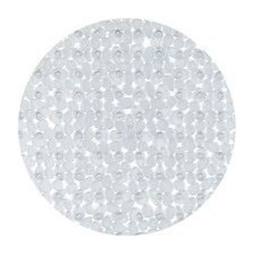 Spirella Tapis Fond de douche rond PVC RIVERSTONE ?57cm Clair