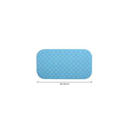 tapis Fond de baignoire antid?rapant CLASS 36x65cm Bleu Ciel