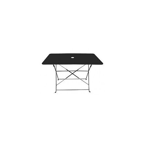 Table De Jardin Pliante Rectangulaire Bistrot - Noir