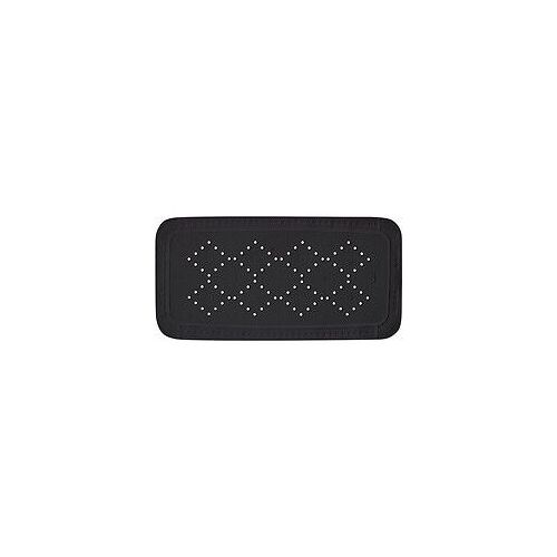 Spirella Tapis Fond de baignoire PVC ALASKA 71x36cm Noir