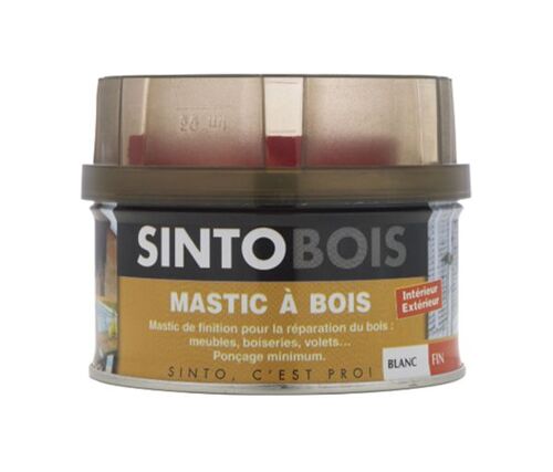 Mastic SINTOBOIS FIN Blanc Boite de 500 ML - 33891