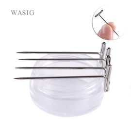 100pcs T-PINS (45mm) Pour Perruque Sur Mousse Tête Style T Pin illac Brésilien Indien Mannequin Tête Type Couture Salon De Coiffure