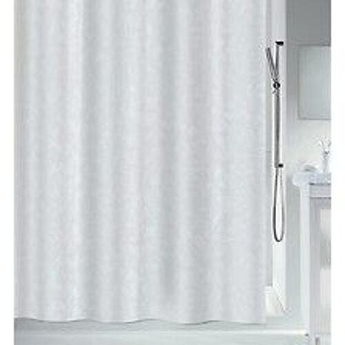 Spirella Rideau de douche Polyester PORTO 180X200cm Blanc
