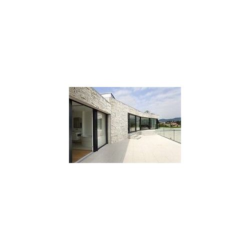 Plaquette parement angle Brasilia Artic - Ciment - Blanc cass? - 0.5m?