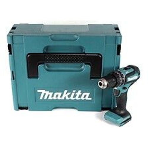 Makita Dhp 485 Zj 18 V Li-ion Perceuse Visseuse ? Percussion Sans Fil Solo + Coffret De Transport - Sans Batterie, Sans Chargeur